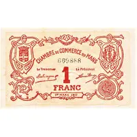 1 Franc - Chambre de Commerce du Mans 72