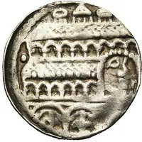 Penny / Denier - Rudolph of Zaeringen Liege, church