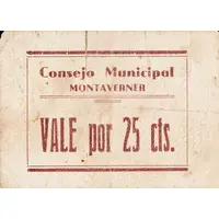 25 Céntimos Montaverner