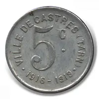 5 Centimes - City of Castres [81]