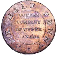 1/2 Penny - King George III Copper Company of Upper Canada (Pattern)