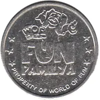 Token - World of Fun Amusement Type 2