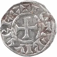 Obol - Lothair II Bourges mint