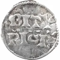 Obol - Lothair II Bourges mint