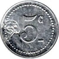 5 Centimes - Comité Municipal d'Alimentation Saint-mandé