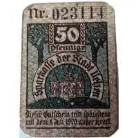 50 Pfennig Sparkasse