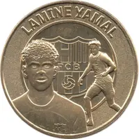 Jeton touristique - Monnaie de Paris - FCB - Lamine Yamal