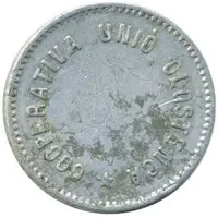 2 Pesetas - Cooperativa Unió Olostenca