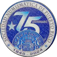 75th Anniversary Medal of the Puerto Rico Numismatic Society
