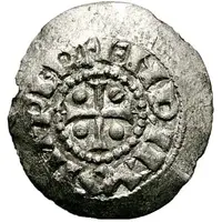 Denier - Henry III / Henry IV as emperors, Venice mint, St. Marc bust