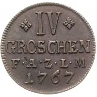 4 Groschens - Frederick Augustus Pattern
