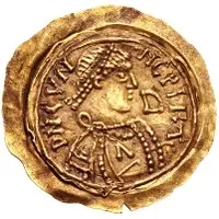 1 Tremissis - Cunincpert With letter in field