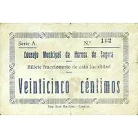 25 Céntimos Hornos de Segura