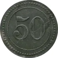 50 Pfennig - Güstrow Kriegsgefangenenlager IX A.K.