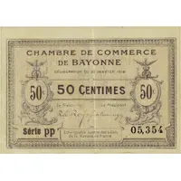 50 centimes - Chambre de Commerce de Bayonne 64