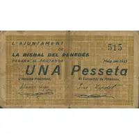 1 Peseta La Bisbal del Penedès