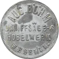 200 Pfennig - Wesel Aug. Böhm Dampfsäge and Hobelwerk