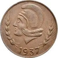 25 Centimos Ibi, without map