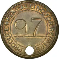 Token G. H. Cartwright, Gibraltar