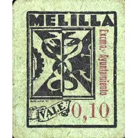 0.10 Pesetas Melilla
