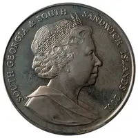 2 Pounds - Elizabeth II Sir Ernest Henry Shackleton