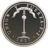 1 Onza ANUCH - 1 Peso 1817