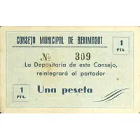 1 Peseta Benimasot