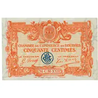 50 Centimes - Chambre de Commerce de Bourges 18