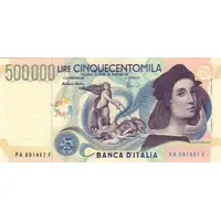 500 000 Lire Raffaello