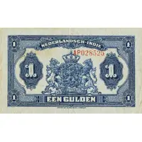 1 Gulden - Young Wilhelmina
