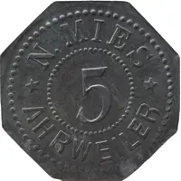 5 Pfennig - Ahrweiler N. Mies
