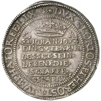 1 Thaler - Gustav II Adolphus Death, Swedish occupation
