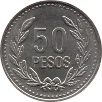 50 Pesos magnetic