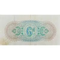 6 Pence - British Military Authority