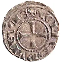 Obol Provencale Coronat - Charles I of Anjou