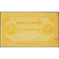 2 Dollars Bank of St. Thomas