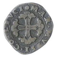 1 Quattrino - Gian Giacomo de` Medici Cross