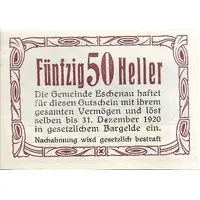 50 Heller Eschenau