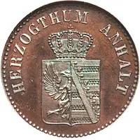 3 Pfennige - Alexander Charles and Leopold Frederick Joint Coinage