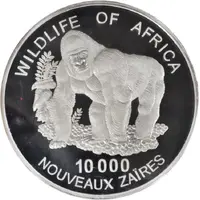 10 000 New Zaïres Gorilla