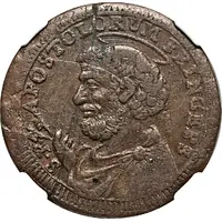 2 1/2 Baiocchi - Pius VI Large bust