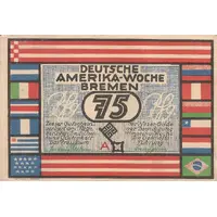 75 Pfennig Deutsche Amerika-Woche