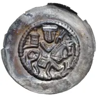 Denier Bracteate - Günther IV of Schwarzburg