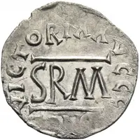 1/2 Siliqua In the name of Anastasius I, Sirmium, large bust with bumpy back and SRM