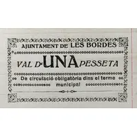 1 Peseta Les Bordes