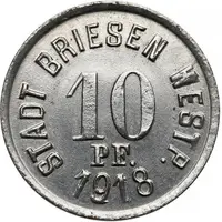 10 Pfennig - Briesen