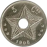 5 Centimes - Léopold II