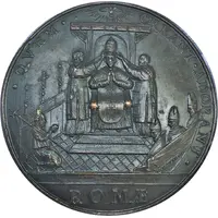 Medal - Adrian VI Coronoation of the pope
