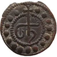 jeton de compte, dit 'Lombard', au monogramme Gh - Florence, Italie