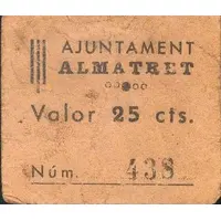 25 Céntimos Almatret
